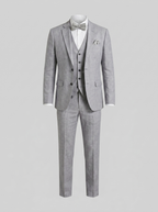 Men's 3-Piece Suit for Weddings and Summer Events