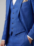 Men's 3-Piece Suit for Weddings and Summer Events