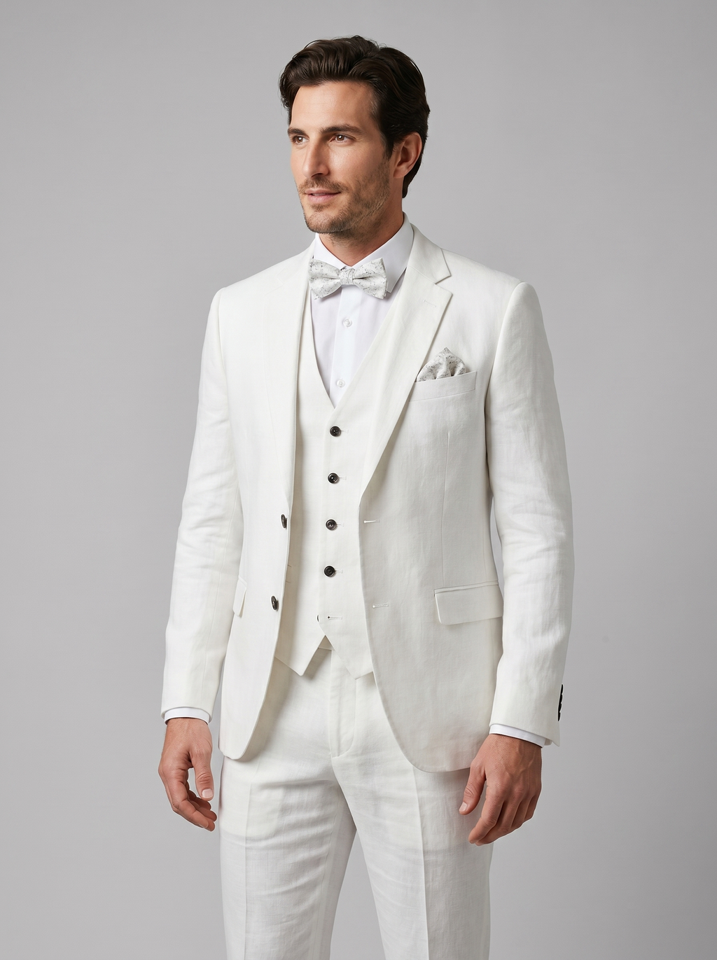 Men's 3-Piece Suit for Weddings and Summer Events
