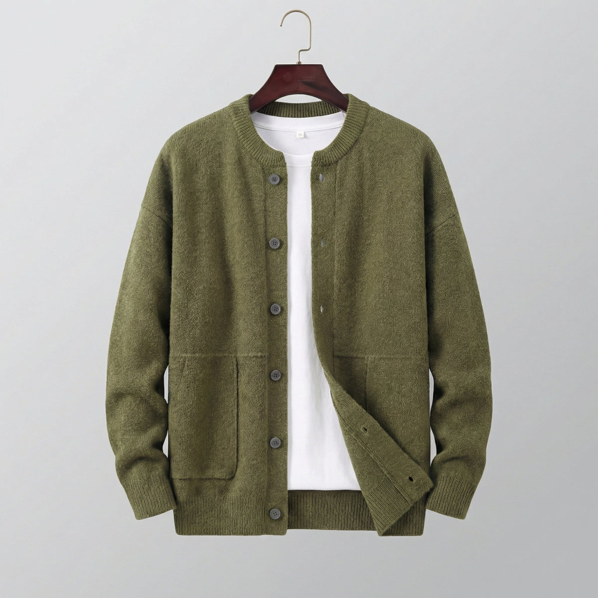 Men's Buttoned Cardigan
