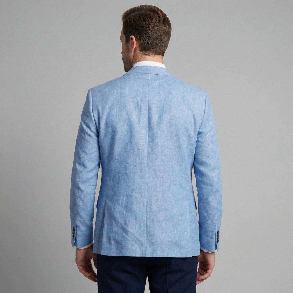 Men's Casual Linen Blazer Jacket