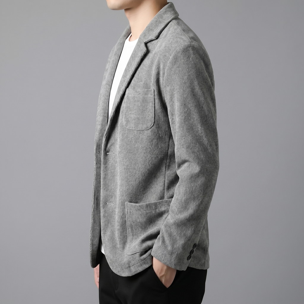 Men's Casual Tailored Fit Jacket