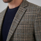 Men's Checked Blazer Jacket