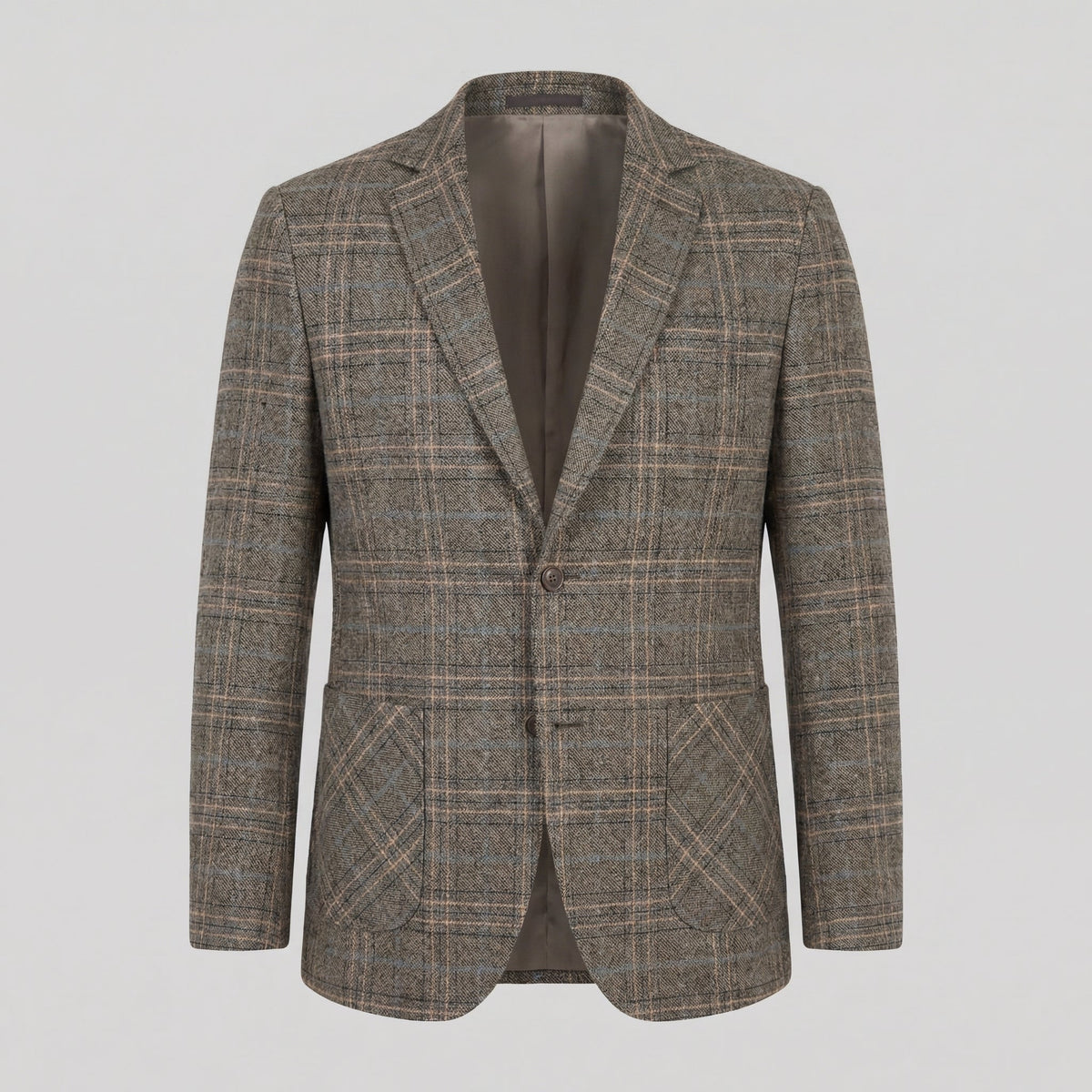 Men's Checked Blazer Jacket