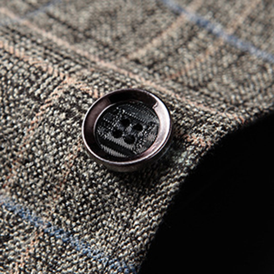 Men's Checked Blazer Jacket