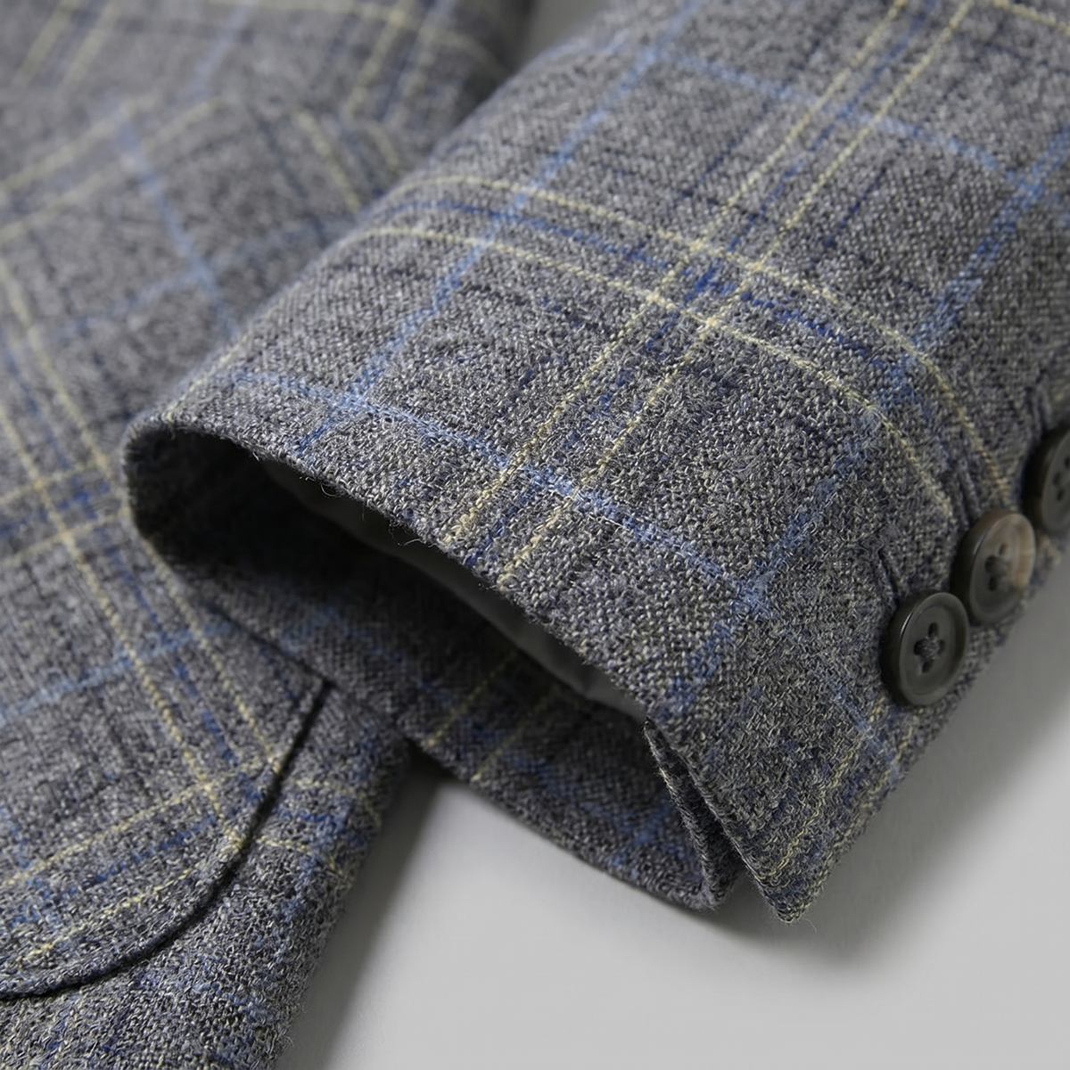 Men's Checked Blazer Jacket