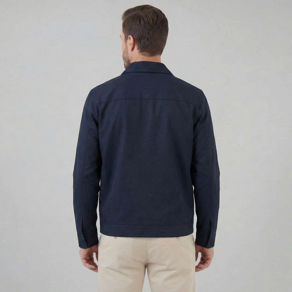 Men's Classic Collar Mid-Season Jacket