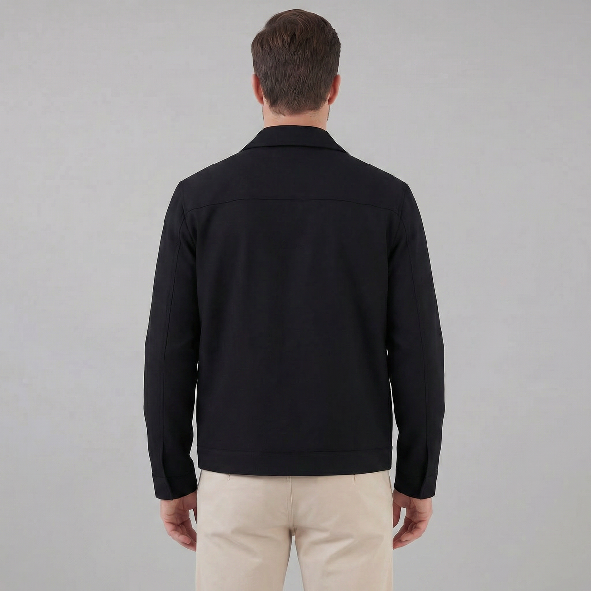 Men's Classic Collar Mid-Season Jacket