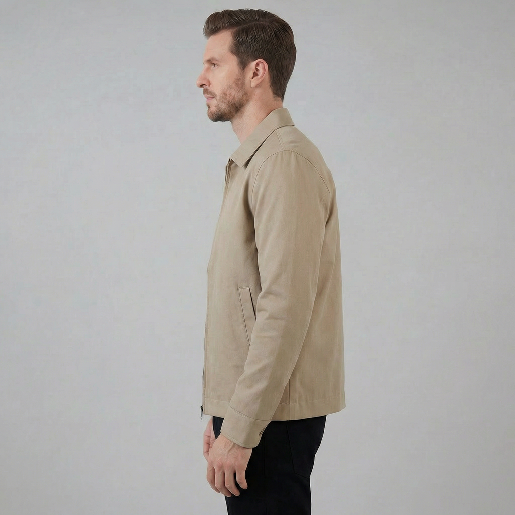 Men's Classic Collar Mid-Season Jacket