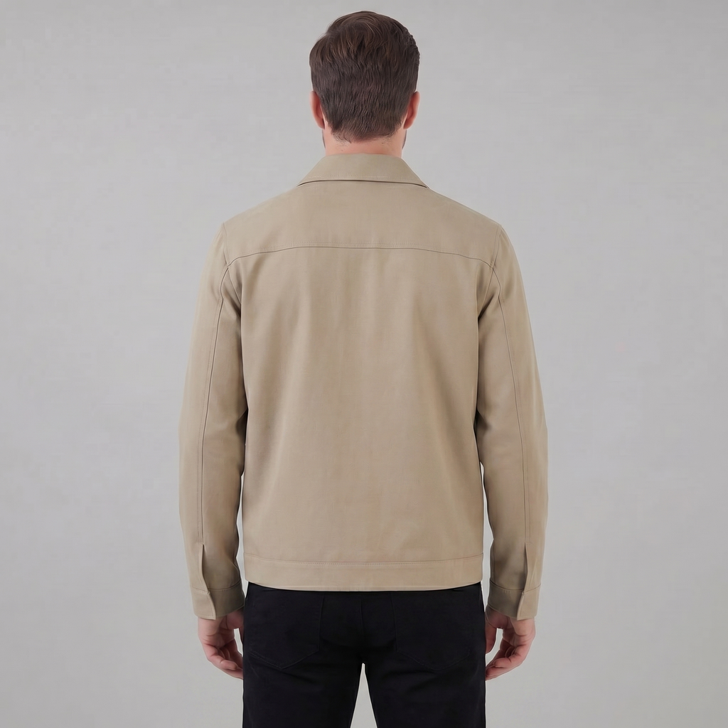 Men's Classic Collar Mid-Season Jacket