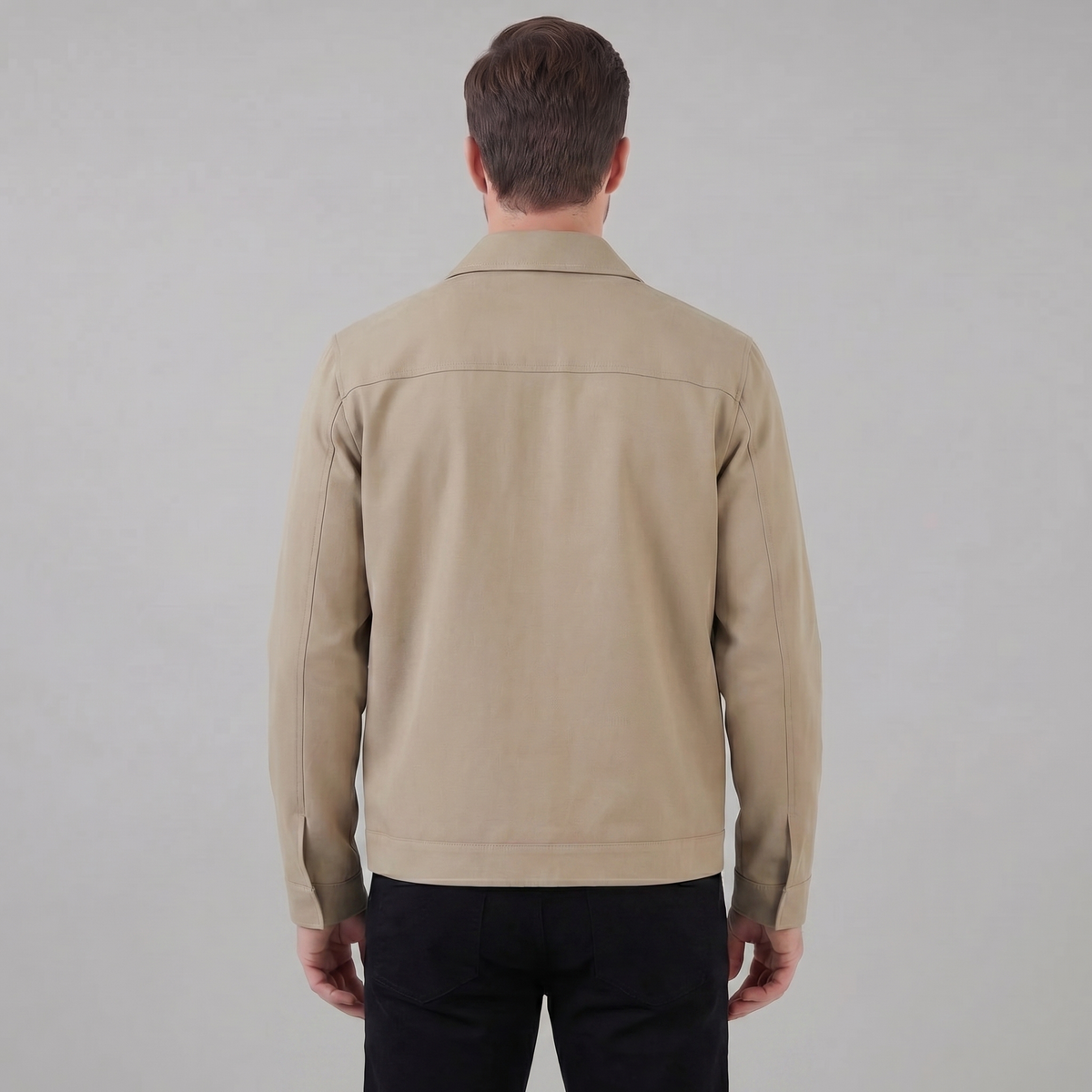 Men's Classic Collar Mid-Season Jacket
