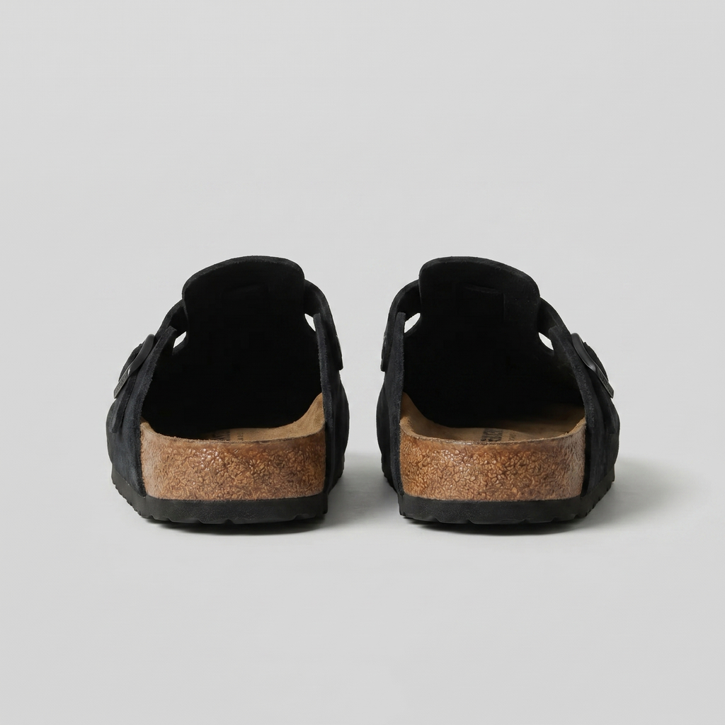 Men's Suede Clogs - Stylish Comfort Loafers