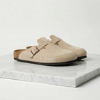 Men's Suede Clogs - Stylish Comfort Loafers