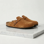 Men's Suede Clogs - Stylish Comfort Loafers