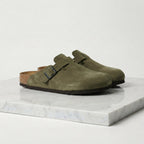 Men's Suede Clogs - Stylish Comfort Loafers