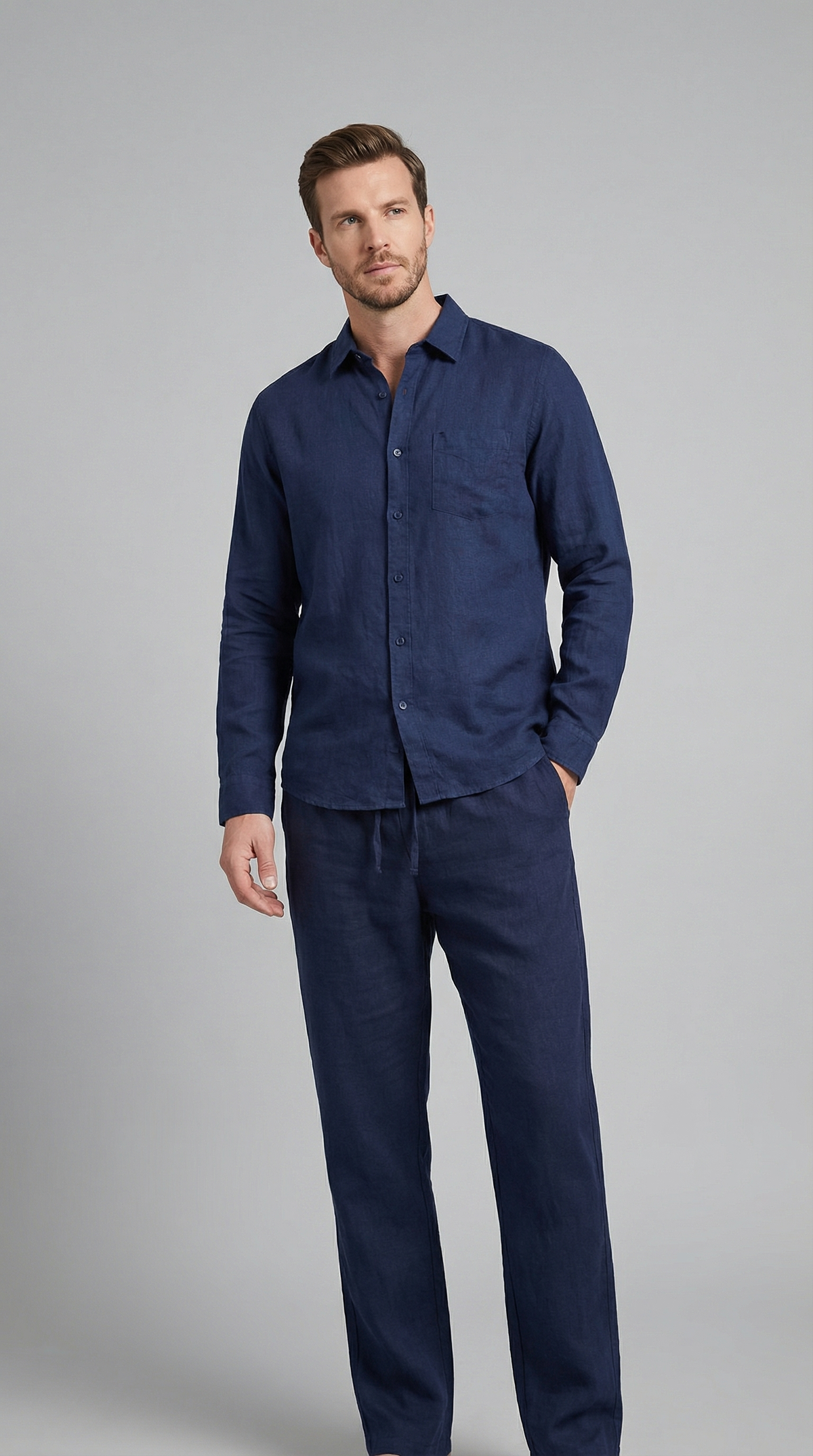 Men's Linen Co-Ord Set