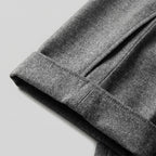 Men's Elegant Pleated Trousers with Side Adjuster