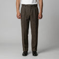 Men's Elegant Pleated Trousers with Side Adjuster