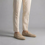 Men's Elegant Suede Penny Loafers