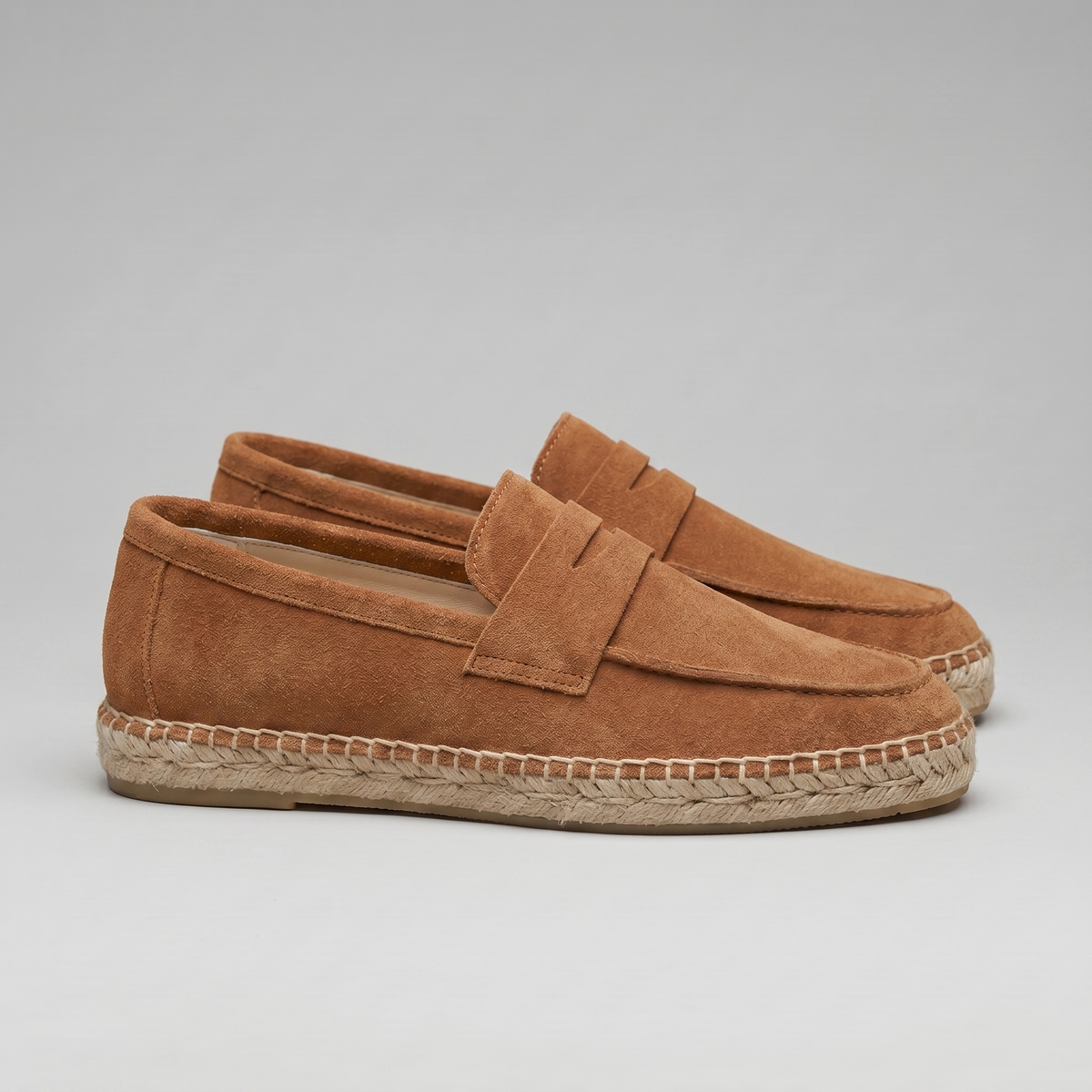 Men's Espadrille Penny Loafers