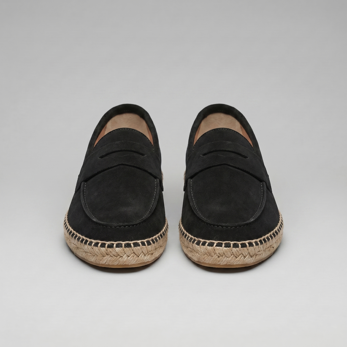 Men's Espadrille Penny Loafers