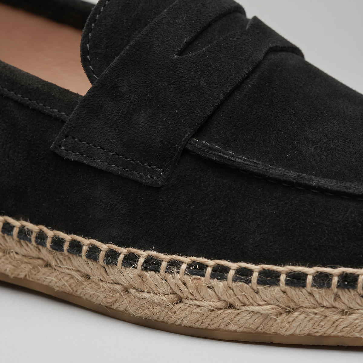 Men's Espadrille Penny Loafers
