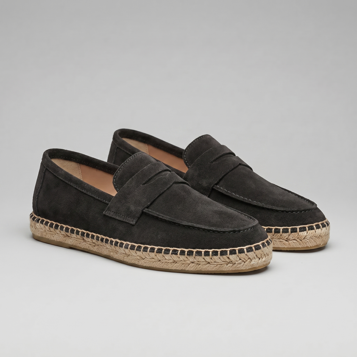 Men's Espadrille Penny Loafers