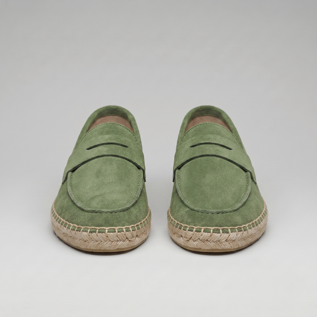 Men's Espadrille Penny Loafers