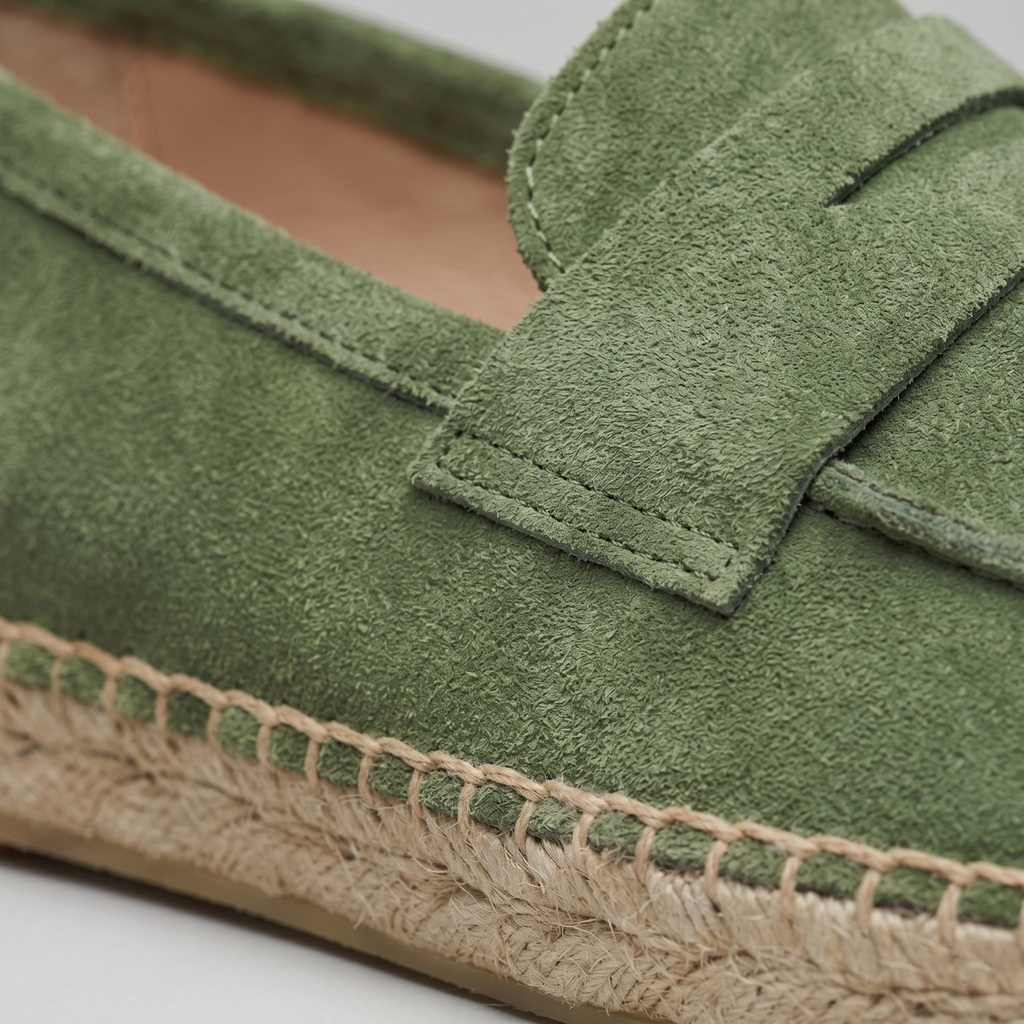 Men's Espadrille Penny Loafers