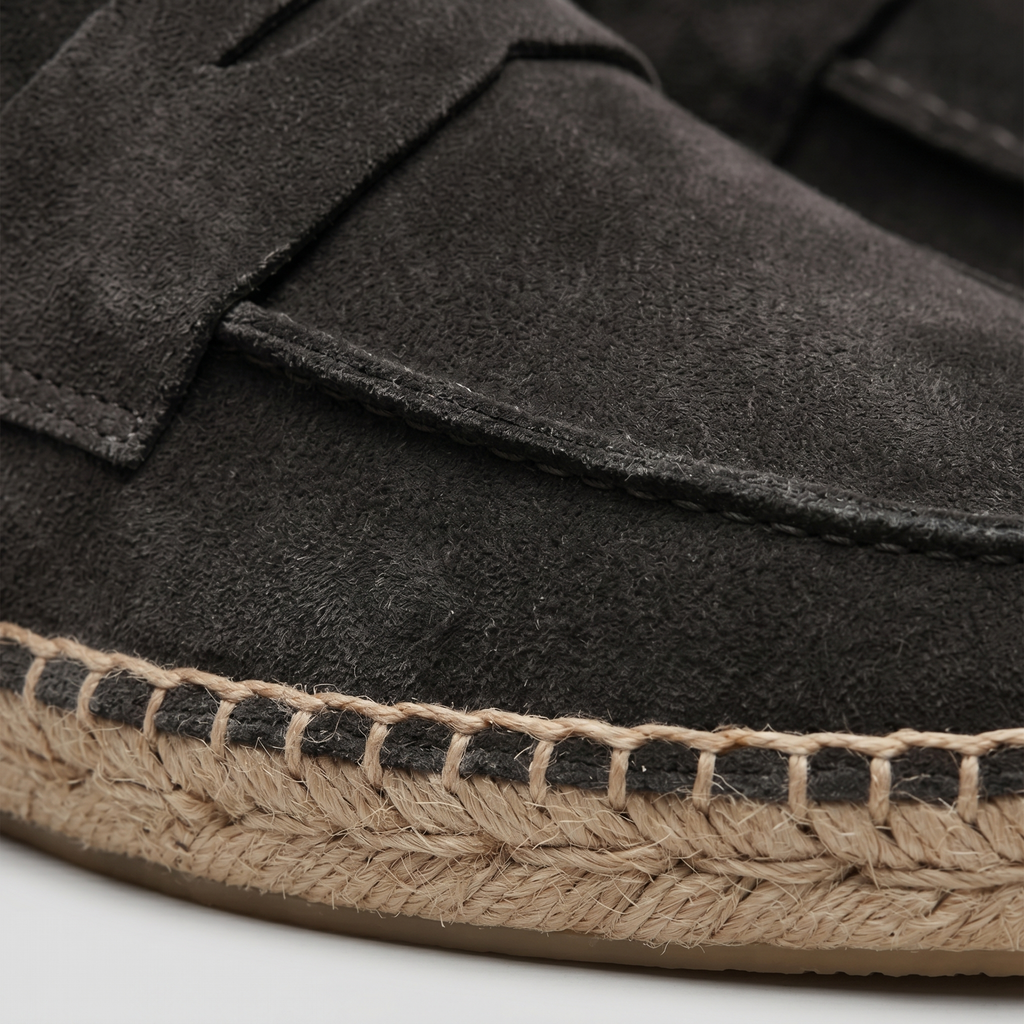 Men's Espadrille Penny Loafers