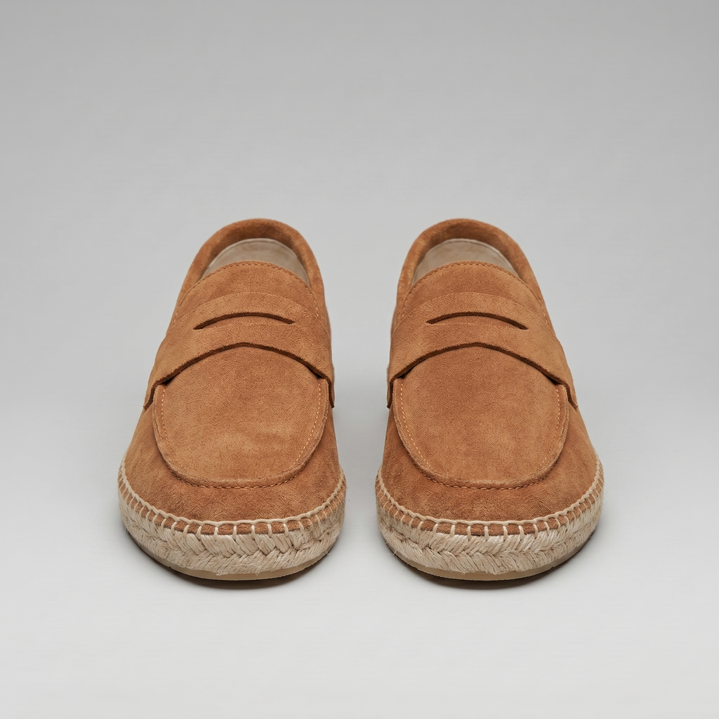 Men's Espadrille Penny Loafers