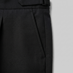 Men's High Waist Formal Trousers with Tailored Fit