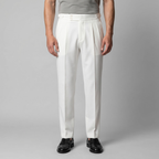 Men's High Waist Formal Trousers with Tailored Fit