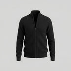 Men's Knitted Zip Up Cardigan