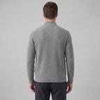 Men's Knitted Zip Up Cardigan