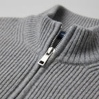 Men's Knitted Zip Up Cardigan