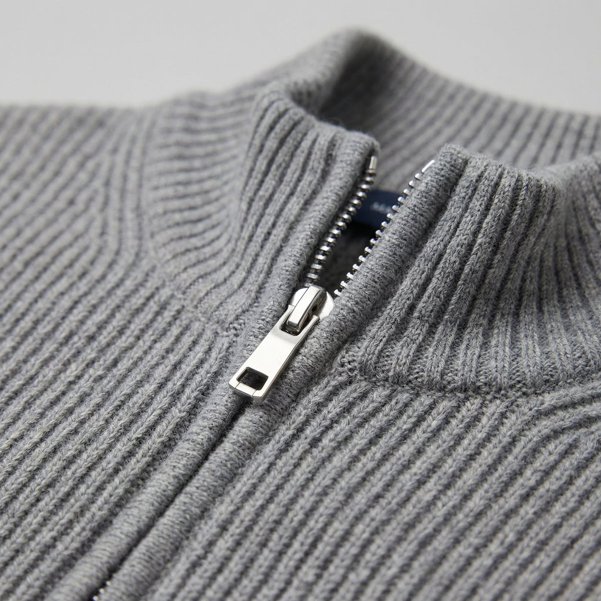 Men's Knitted Zip Up Cardigan