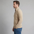 Men's Knitted Zip Up Cardigan