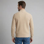 Men's Knitted Zip Up Cardigan