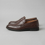 Men's Leather-Look Penny Loafers