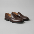 Men's Leather-Look Penny Loafers