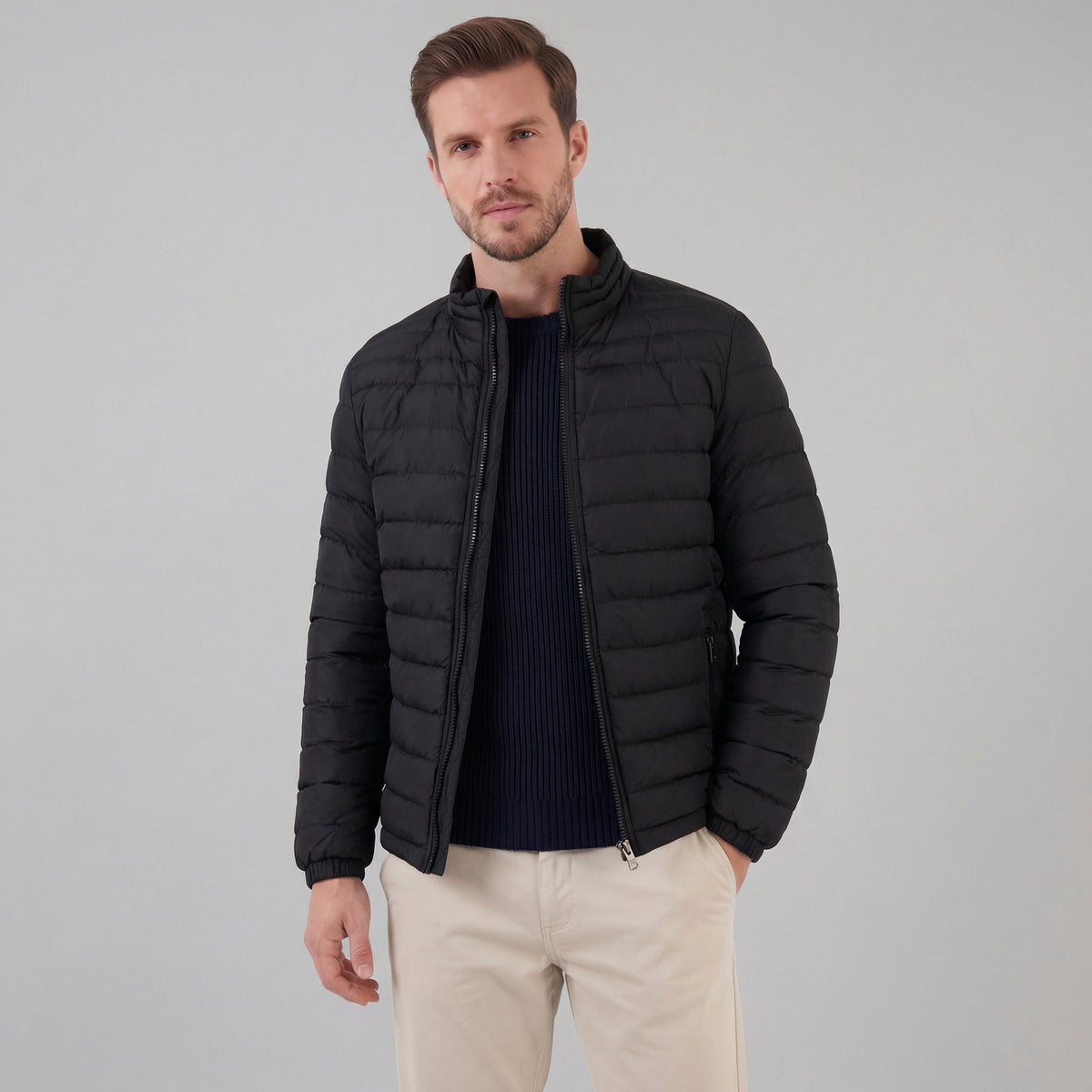 Men’s Lightweight Puffer Spring Jacket
