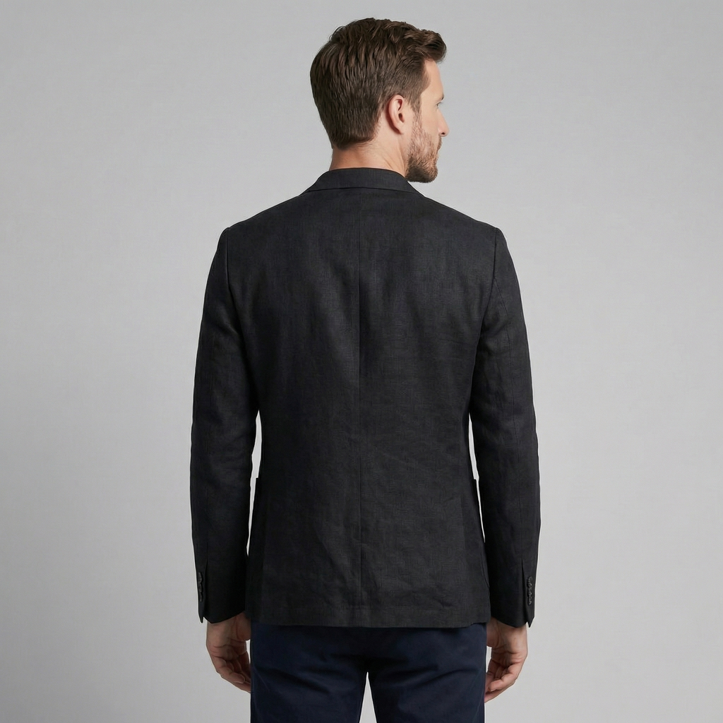 Men's Linen Blazer Jacket