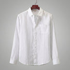Men's Linen Long Sleeve Shirt