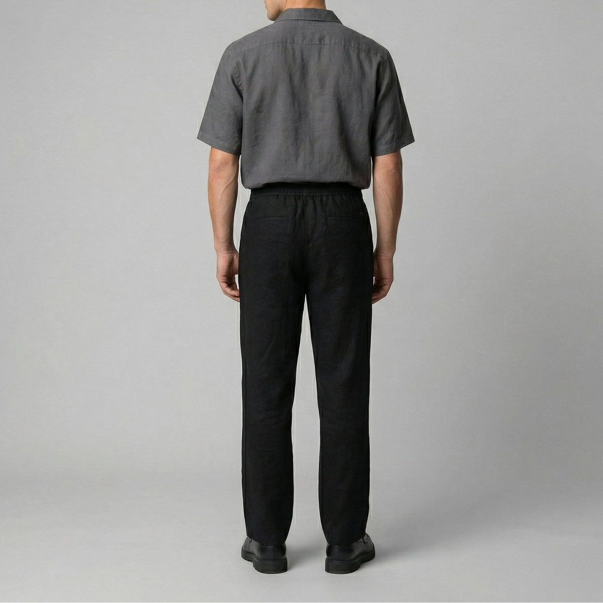 Men's Linen Slim Fit Trousers