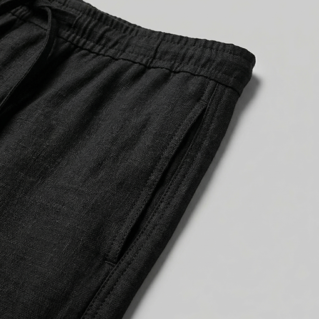 Men's Linen Slim Fit Trousers