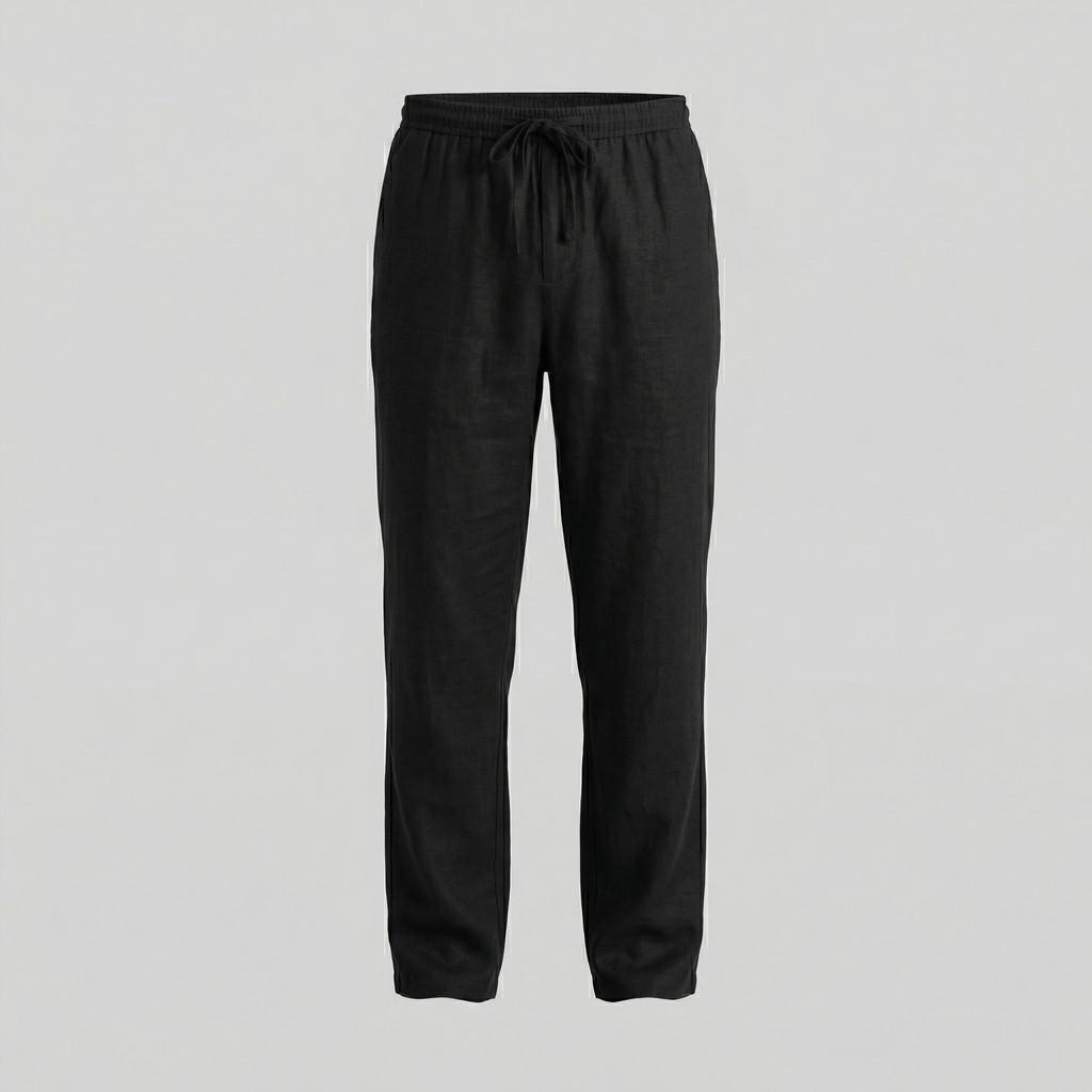 Men's Linen Slim Fit Trousers