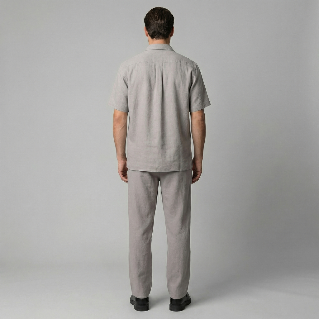 Men's Linen Slim Fit Trousers