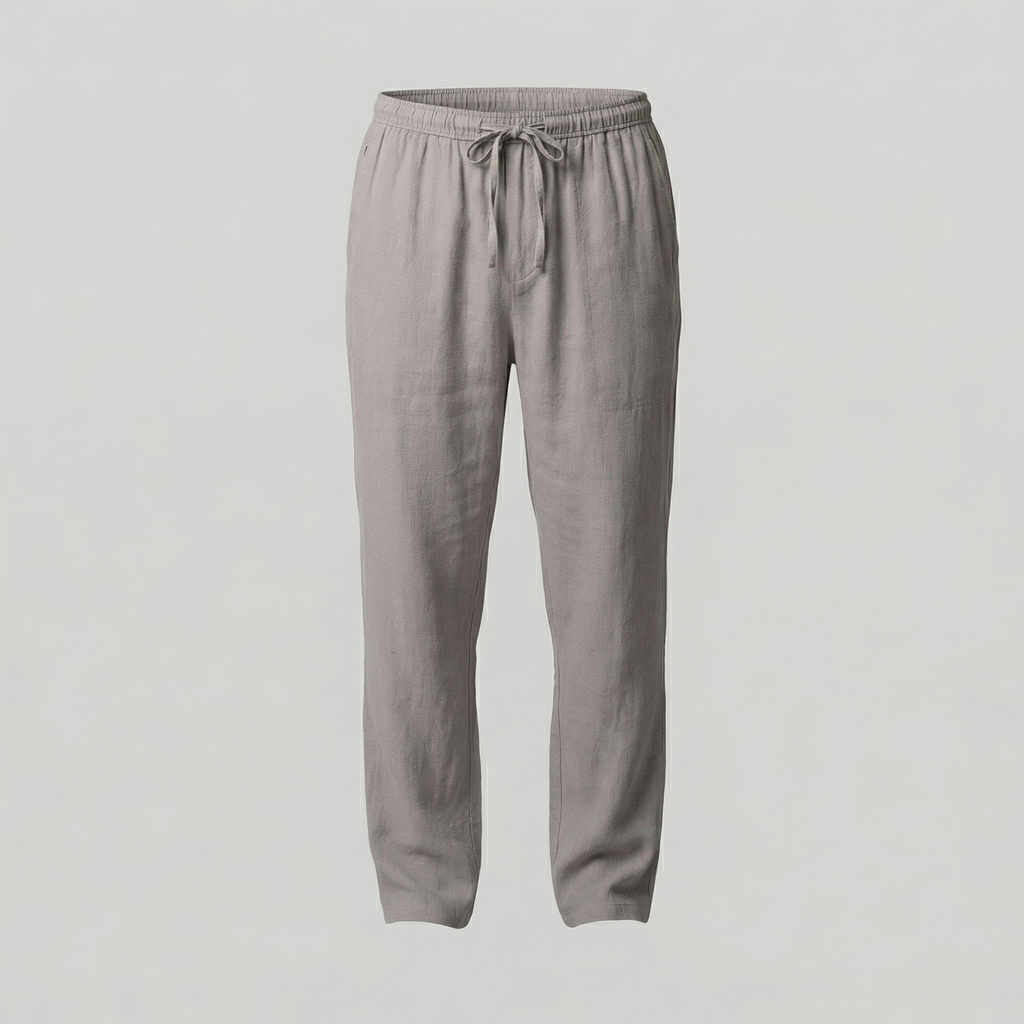 Men's Linen Slim Fit Trousers