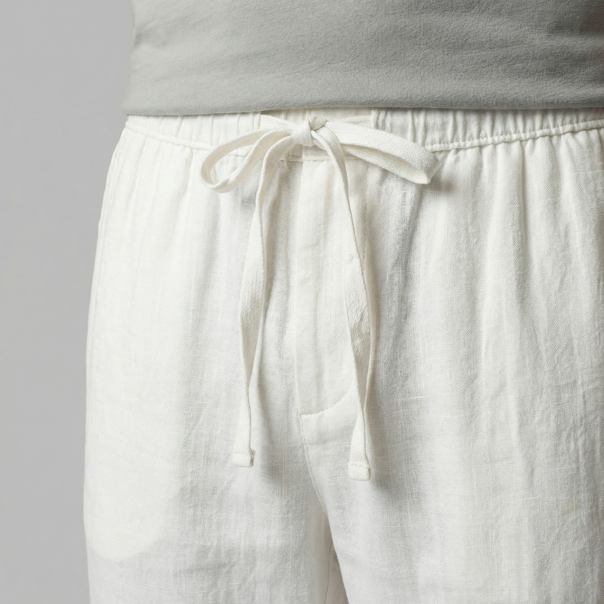 Men's Linen Slim Fit Trousers